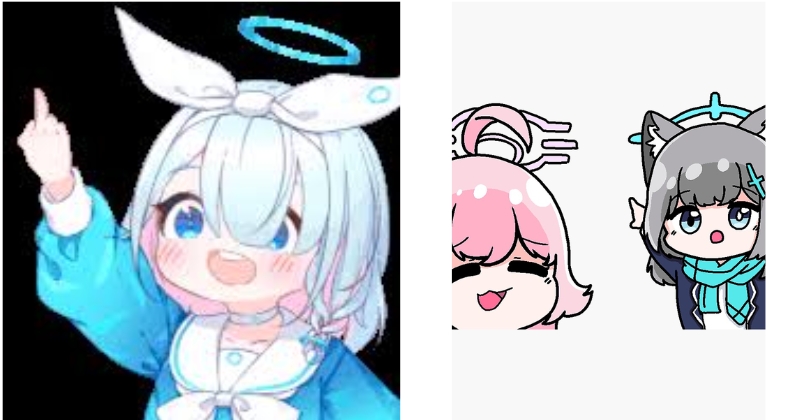 Trọn bộ Blue Archive chibi meme siêu đáng yêu và hài hước